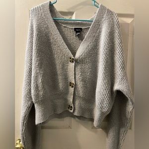 Gray off-the-shoulder top from Rue21 size Large